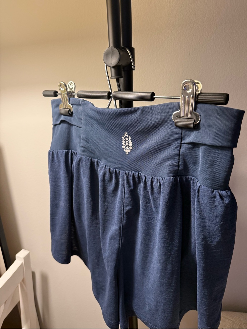 River Island Navy Blue Pull-On Athletic Skort